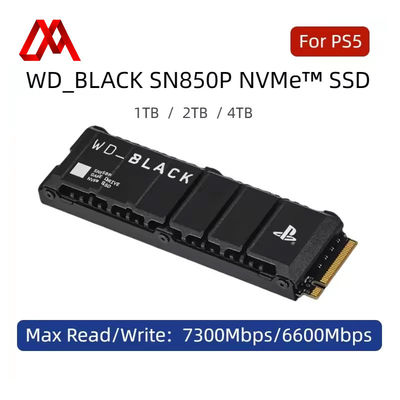 WD SONYSN850P SSD プレイステーション5 ストレージ拡張 Western Digital 外部ハードドライブ SN850P-1T/2T/4T